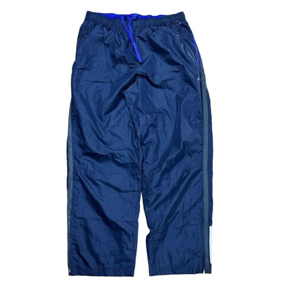 Vintage Y2K Starter Blue Windbreaker Small Logo Sweatpants Size L